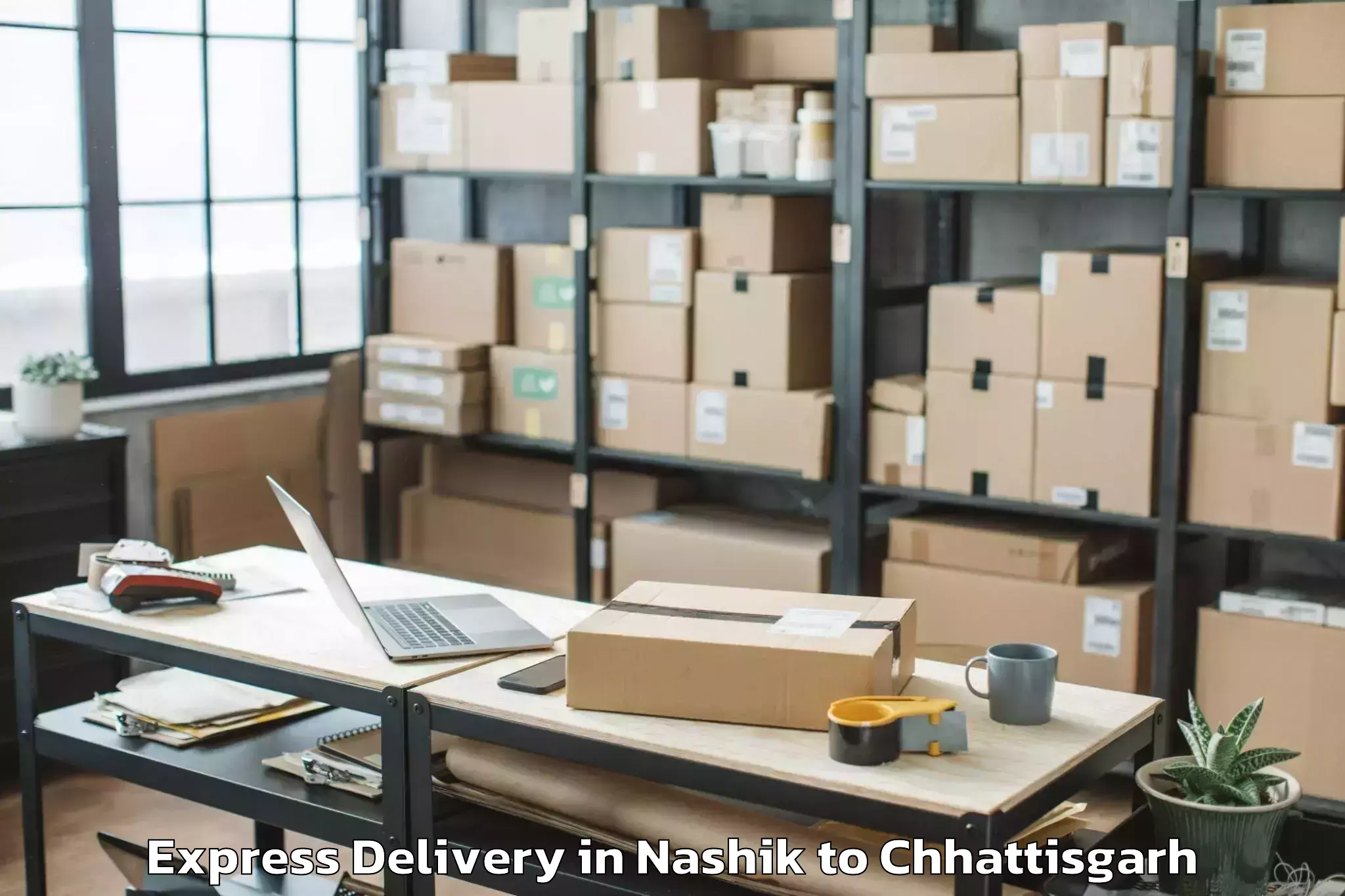 Get Nashik to Berla Express Delivery